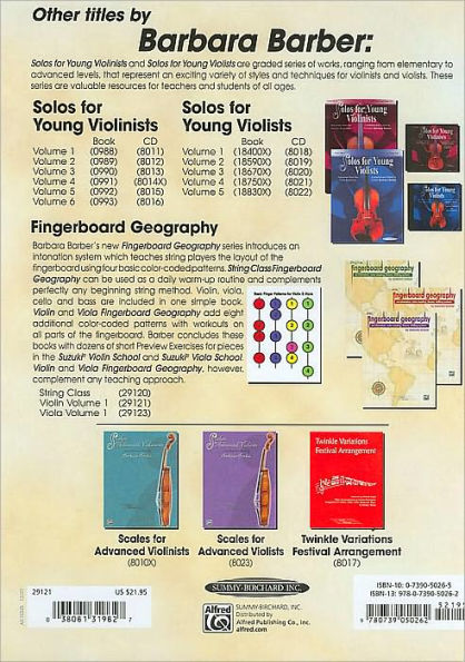 Fingerboard Geography for Violin, Vol 1: An Intonation, Note-reading, Theory, Shifting System