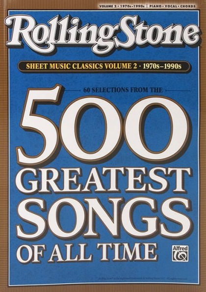 Rolling Stone Sheet Music Classics, Vol 2: 1970s-1990s