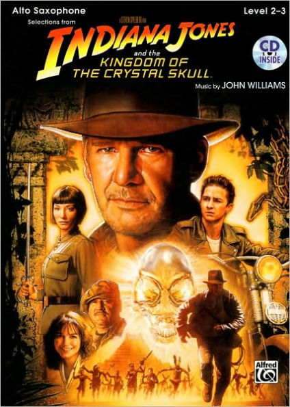 Indiana Jones and the Kingdom of the Crystal Skull Instrumental Solos: Alto Sax, Book & CD