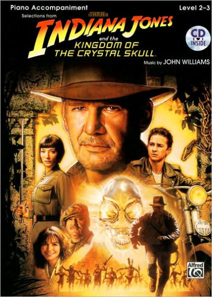 Indiana Jones and the Kingdom of the Crystal Skull Instrumental Solos: Piano Acc., Book & CD