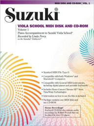 Title: Suzuki Viola School MIDI Disk Acc./CD-ROM, Vol 1: MIDI Disk & CD-ROM, Author: Alfred Music