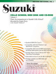 Title: Suzuki Cello School MIDI Disk Acc./CD-ROM, Vol 1: MIDI Disk & CD-ROM, Author: Alfred Music