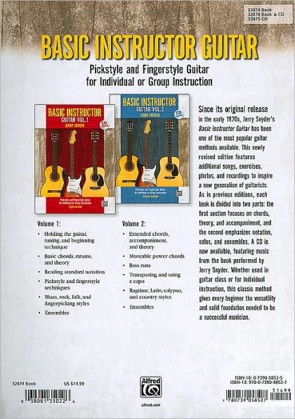 Basic Instructor Guitar Volume 2