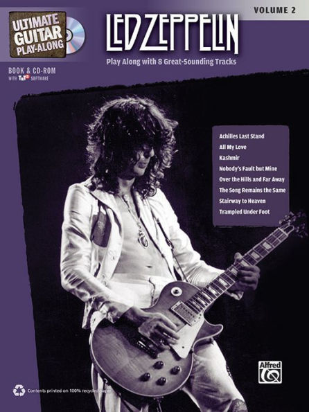 Ultimate Guitar Play-Along Led Zeppelin, Vol 2: Authentic Guitar TAB, Book & Online Audio/Software