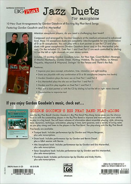 Gordon Goodwin's Big Phat Jazz Duets for Saxophone (Jazz Duet Series)