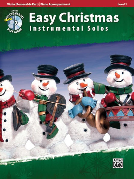 Easy Christmas Instrumental Solos, Level 1: Violin (Removable Part)/Piano Accompaniment