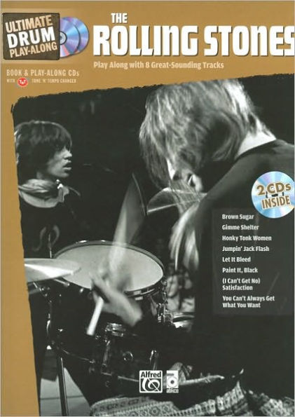 Ultimate Drum Play-Along Rolling Stones: Authentic Drum, Book & CD