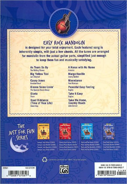 Just for Fun: Easy Rock Mandolin