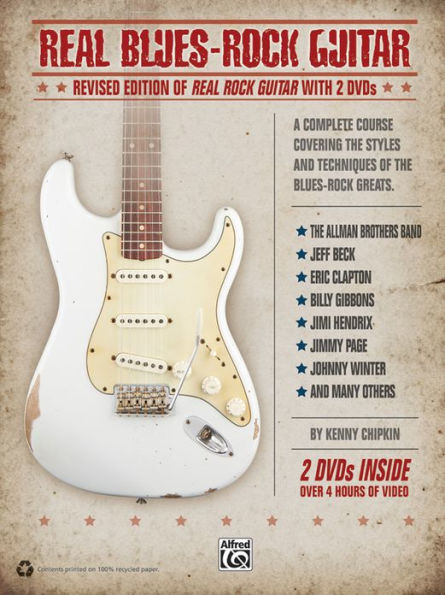 Real Blues-Rock Guitar: Revised Edition of Real Rock Guitar with 2 DVDs, Book & Online Video/Audio