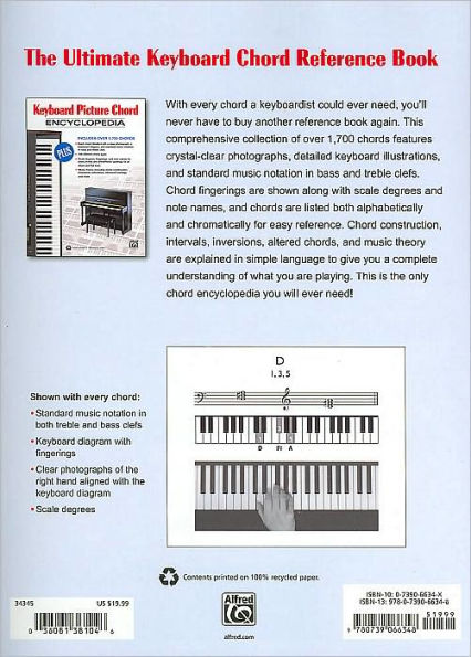 Keyboard Picture Chord Encyclopedia