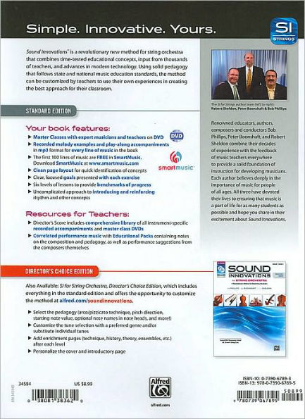 Sound Innovations for String Orchestra, Bk 1: A Revolutionary Method for Beginning Musicians (Viola), Book & Online Media