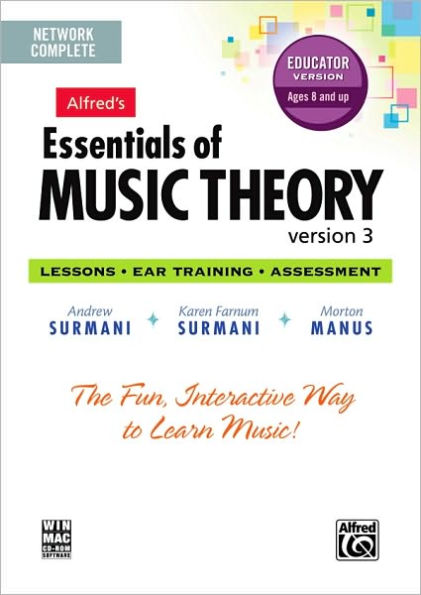 Alfred's Essentials of Music Theory Software, Version 3 Network Version, Complete Volume: For 5 users---$40 each additional user, Software