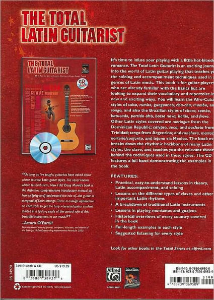 The Total Latin Guitarist: A Fun and Comprehensive Overview of Latin Guitar Playing , Book & Online Audio