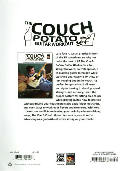 The Couch Potato Guitar Workout: Technique-Building Exercises You Can Do While Watching TV!