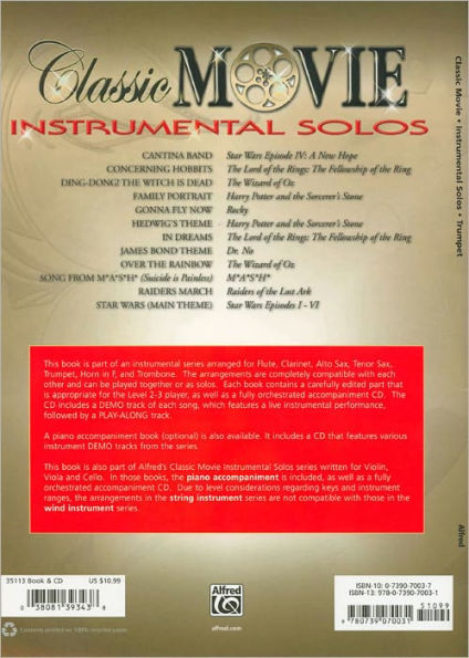 Classic Movie Instrumental Solos: Trumpet