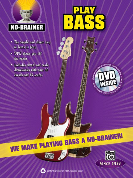 No-Brainer Play Bass: We Make Playing Bass a No-Brainer!, Book & DVD