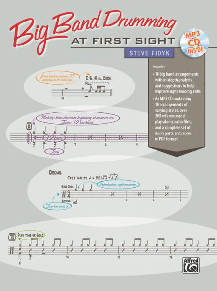 Big Band Drumming at First Sight: Book & Online Audio/PDF