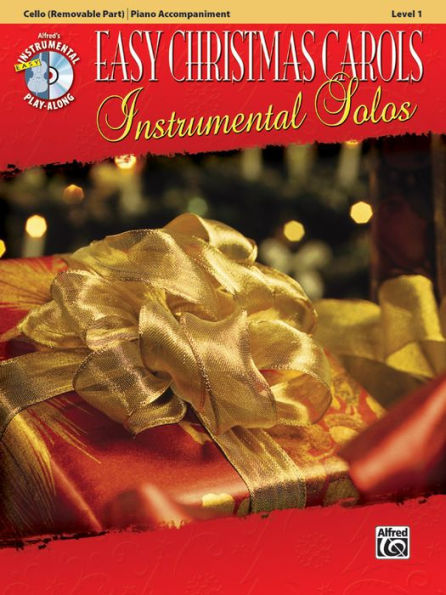 Easy Christmas Carols Instrumental Solos for Strings: Cello, Book & Online Audio/Software