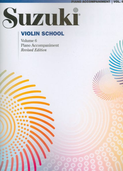 Suzuki Violin School, Vol 6: Piano Acc.