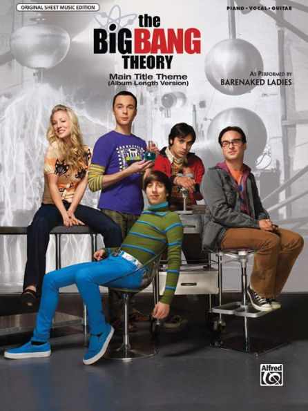 The Big Bang Theory (Main Title): Piano/Vocal/Guitar, Sheet