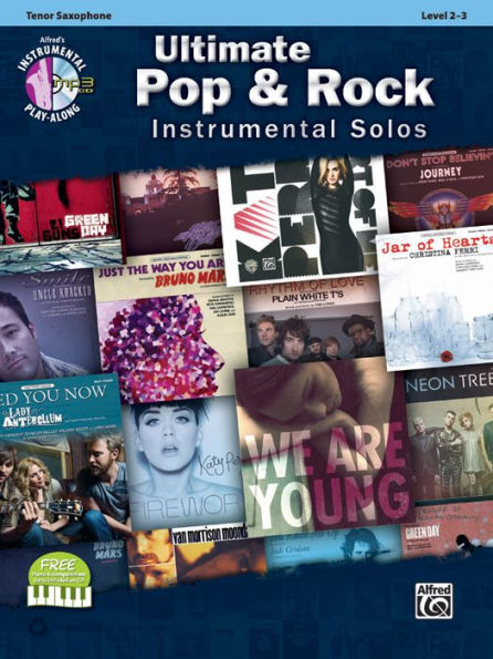 Ultimate Pop & Rock Instrumental Solos: Tenor Sax, Book & CD