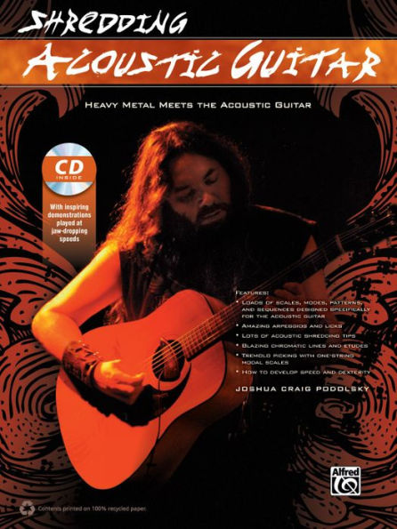 Shredding Acoustic Guitar: Heavy Metal Meets the Acoustic Guitar, Book & CD
