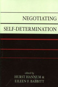 Title: Negotiating Self-Determination, Author: Hurst Hannum