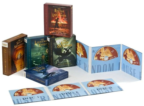 Percy Jackson and the Olympians books 1-5 CD Collection