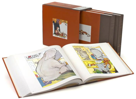Overall, The Complete Calvin and Hobbes is a must-have for any fan of the comic strip, offering a comprehensive and beautifully presented collection of one of the most beloved and iconic cartoons of all time. Description by ChatGPT.