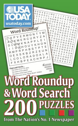 USA TODAY Word Roundup and Word Search 200 Puzzles from The Nation's