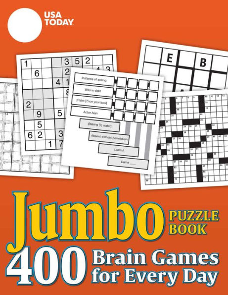 USA TODAY Jumbo Puzzle Book: 400 Brain Games for Every Day