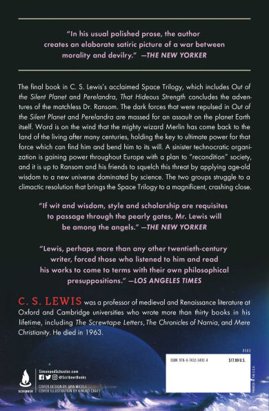 That Hideous Strength (Space Trilogy Series #3)