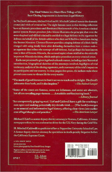 The Devil's Advocates: Greatest Closing Arguments in Criminal Law
