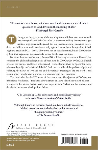 The Question of God: C.S. Lewis and Sigmund Freud Debate God, Love, Sex, and the Meaning of Life