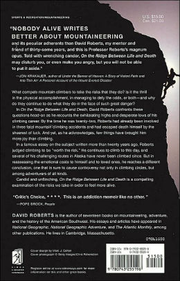 On The Ridge Between Life And Death A Climbing Life Reexamined By David Roberts Paperback Barnes Noble - staring at star hardmy version robeats roblox