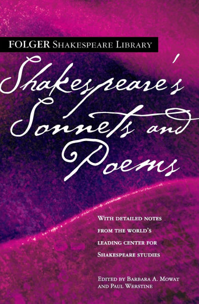 Shakespeare's Sonnets and Poems (Folger Shakespeare Library Series)