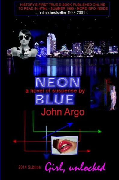 Neon Blue: Girl, Unlocked: 20th Anniversary Edition - first true ebook online to read in HTML 1996