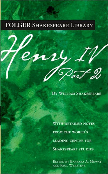 Henry IV, Part 2 (Folger Shakespeare Library Series)