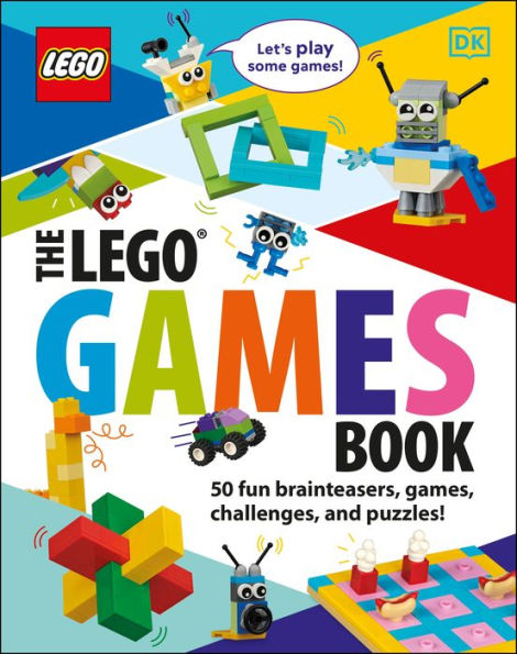 The LEGO Games Book: 50 Fun Brainteasers, Games, Challenges, and Puzzles! (Library Edition)