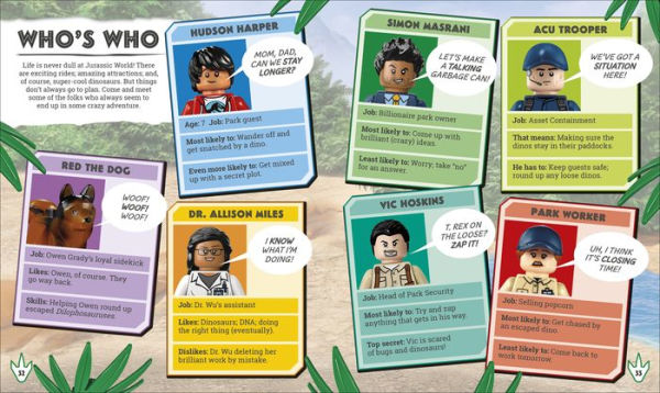 LEGO Jurassic World The Dino Files