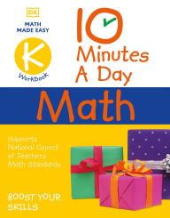 Title: 10 Minutes a Day Math, Kindergarten, Author: Carol Vorderman