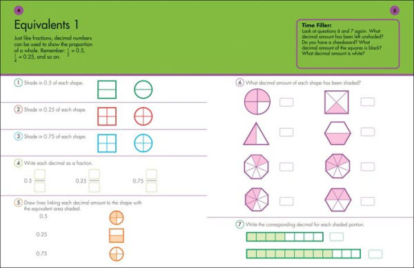 10 Minutes a Day Decimals, 4th Grade