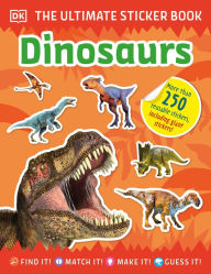 Books for free download to kindle The Ultimate Sticker Book Dinosaurs 9780744033212