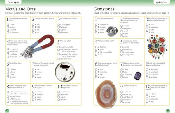 Eyewitness Workbooks Rocks & Minerals