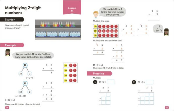 Math - No Problem! Collection of 6 Workbooks, Grade 3 Ages 8-9