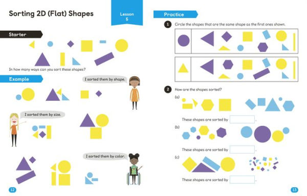 Math - No Problem! Geometry and Shape, Kindergarten Ages 5-6