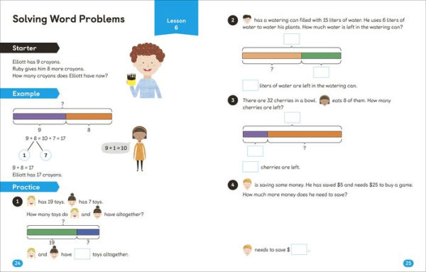 Math - No Problem! Extra Challenges, Kindergarten Ages 5-6