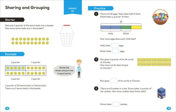 Math - No Problem! Extra Challenges, Kindergarten Ages 5-6