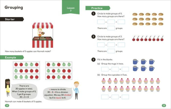 Math - No Problem! Exploring Multiplication and Division, Grade 1 Ages 6-7