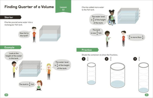 Math - No Problem! Fractions, Grade 1 Ages 6-7